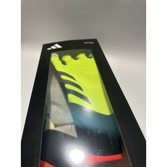 New Adidas Predator GL Pro PC Goalkeeper Gloves Yellow Black Mens Size 10 IQ4024 - Picture 4 of 4